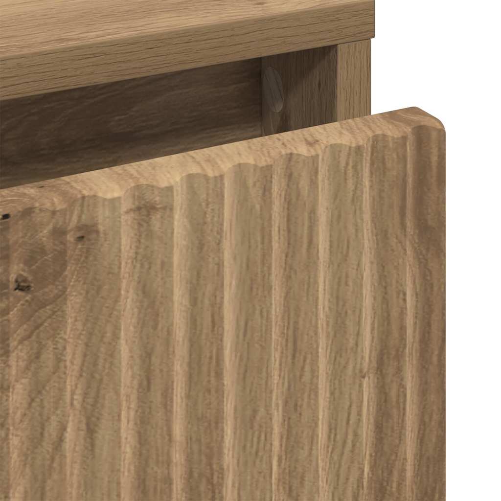 Nattbord med skuff artisan eik 63,5 x 36 x 61 cm Konstruert tre