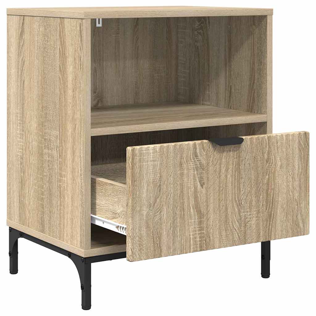 Nattbordskap Sonoma eik 49 x 36 x 61 cm Konstruert tre