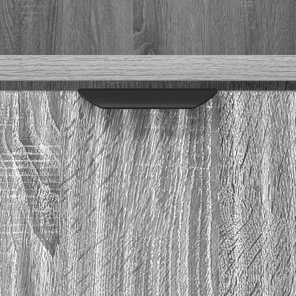 Nattbord med skuff Grå sonoma 49 x 36 x 61 cm Konstruert tre