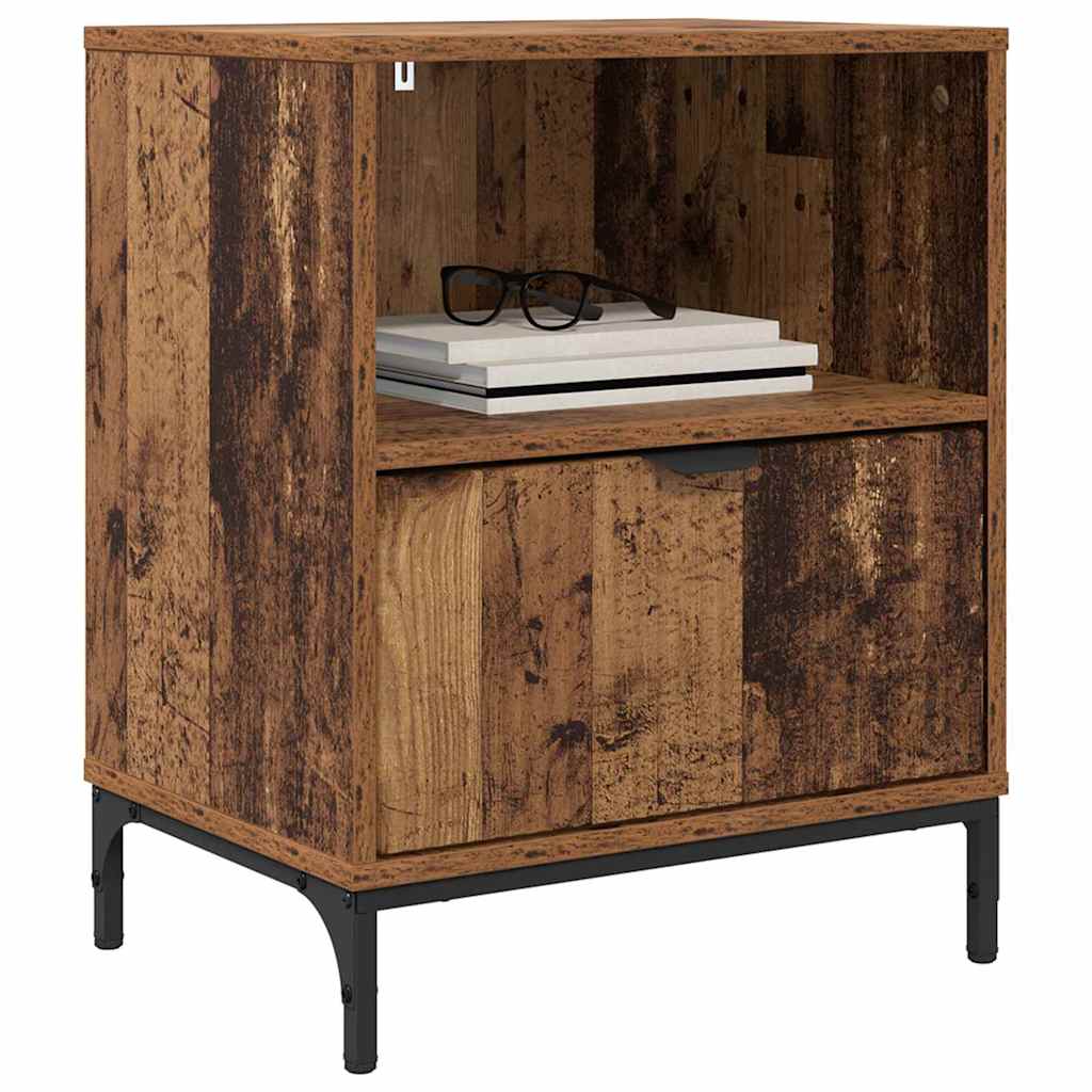 Nattbordskap Gammelt tre 49 x 36 x 61 cm Konstruert tre
