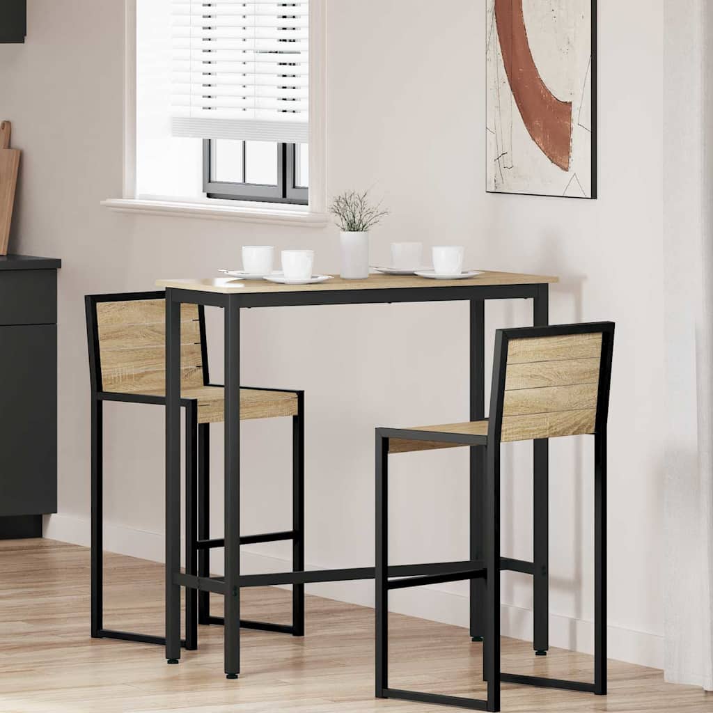 bord Sonoma eik 100 x 40 x 100,5 cm Konstruksjonsvirke og stål