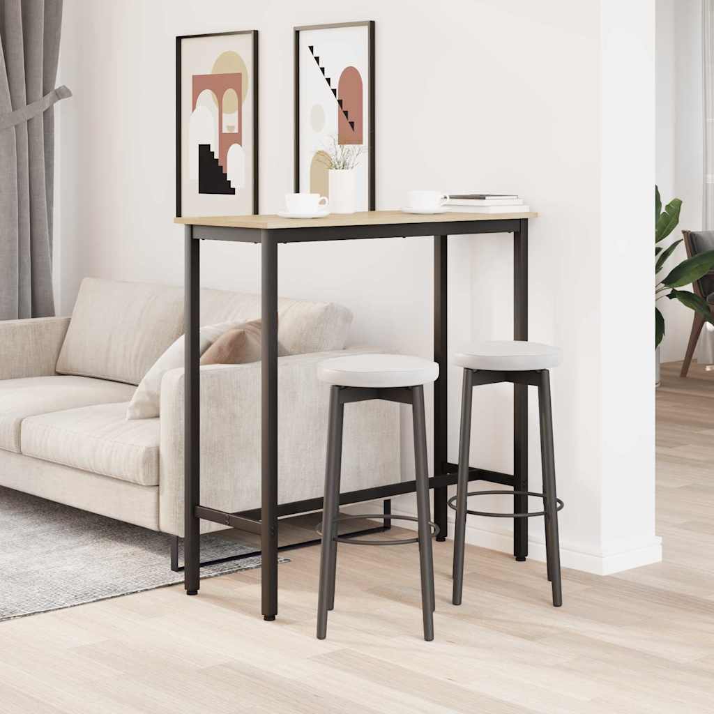 bord Sonoma eik 100 x 40 x 100,5 cm Konstruksjonsvirke og stål