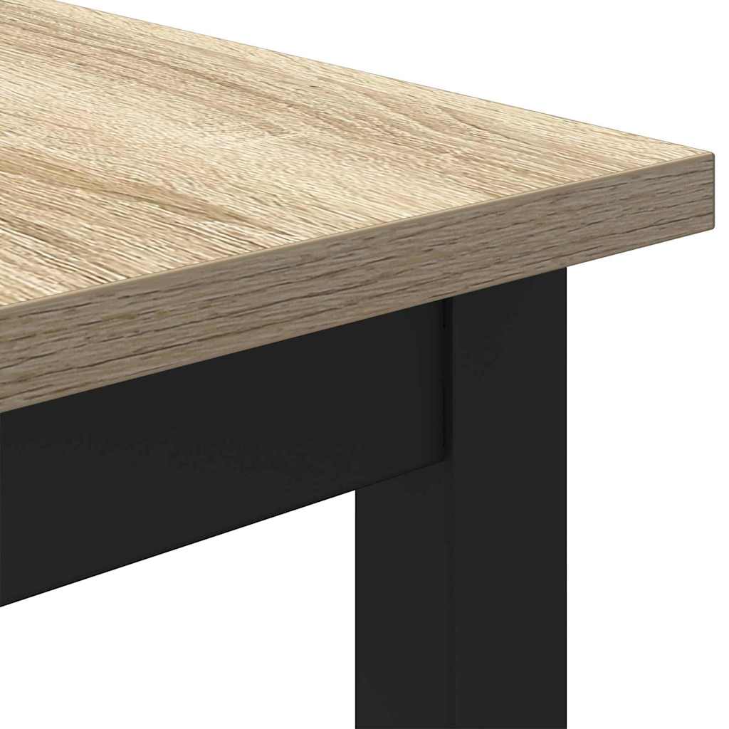 bord Sonoma eik 100 x 50 x 76,5 cm Konstruksjonsvirke og stål