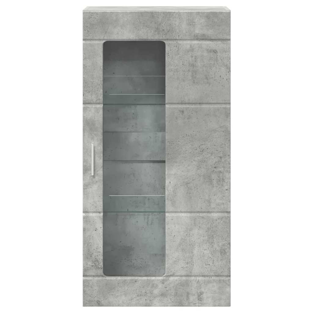 Tre skap med lagring Betonggrå 50 x 29 x 100 cm Konstruert tre