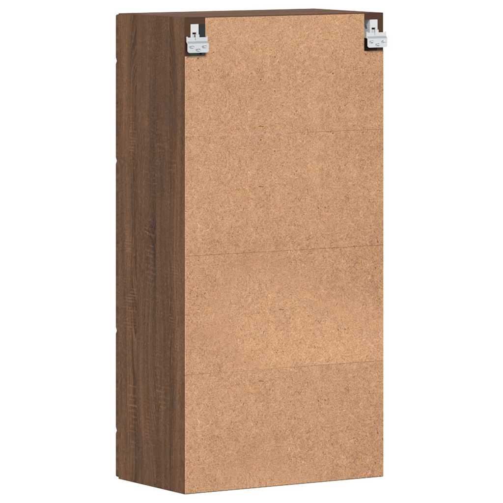 Tre skap med lagring Brun Eik 50 x 29 x 100 cm Konstruert tre