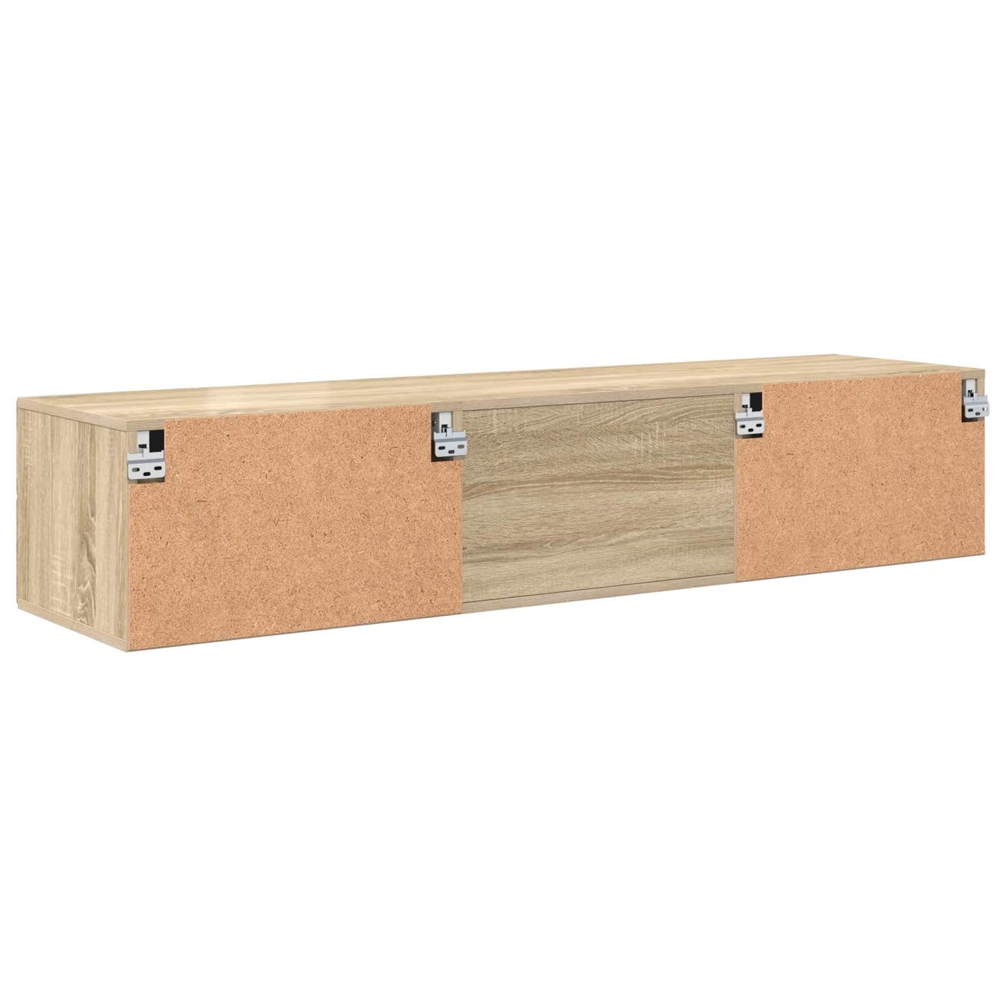 Tre skap med skuff Sonoma eik 150 x 39 x 30 cm Konstruert tre