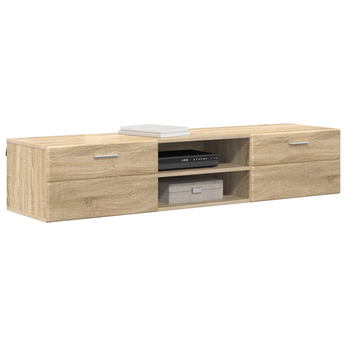 Tre skap med skuff Sonoma eik 150 x 39 x 30 cm Konstruert tre