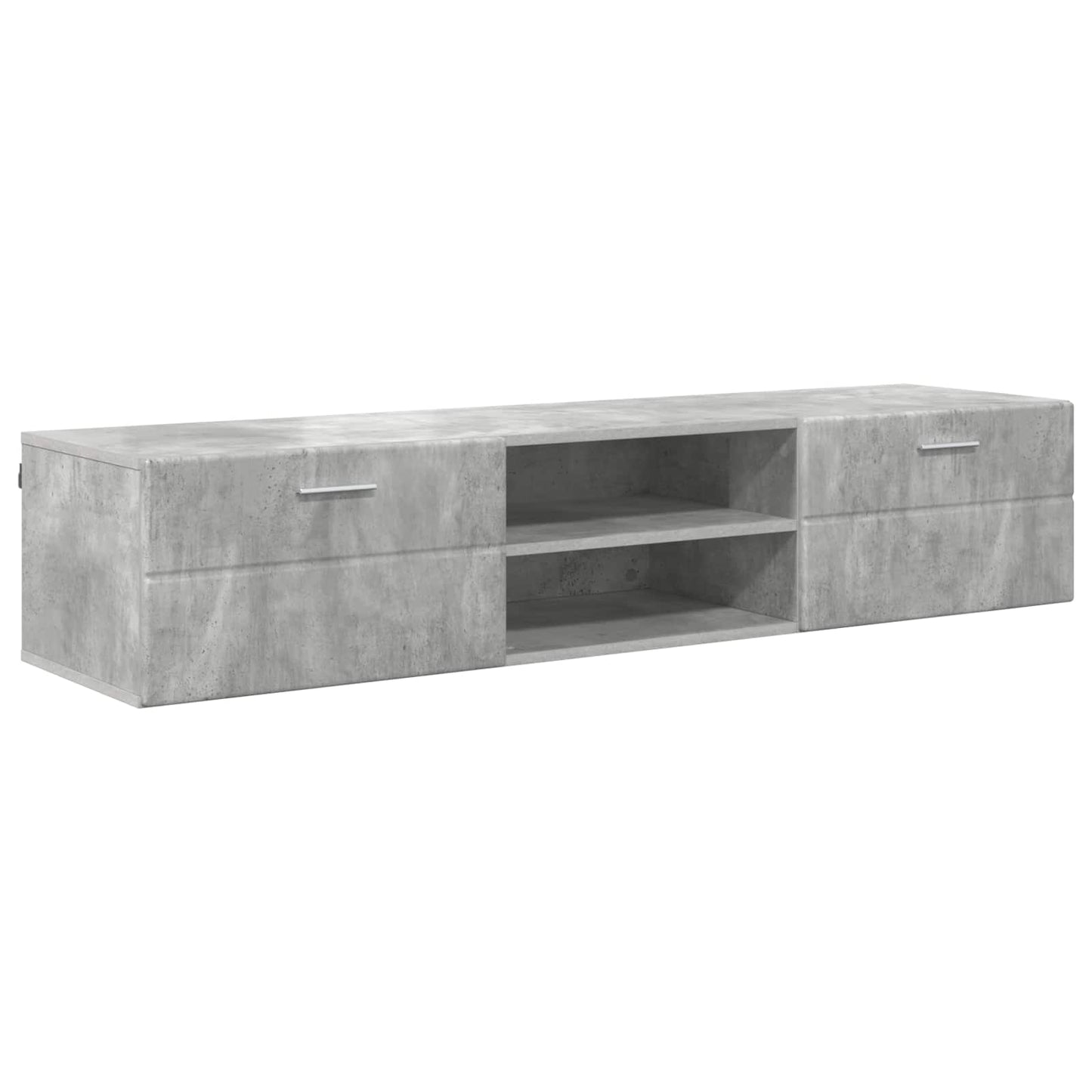 Tre skap Høyglanset hvit 150 x 39 x 30 cm Konstruert tre
