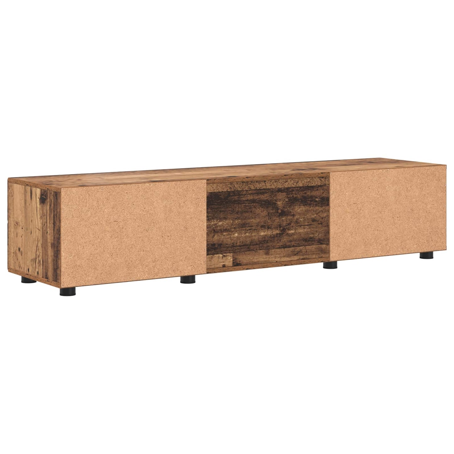 Tre skap med skuff Gammelt tre 150 x 39 x 30 cm Konstruert tre
