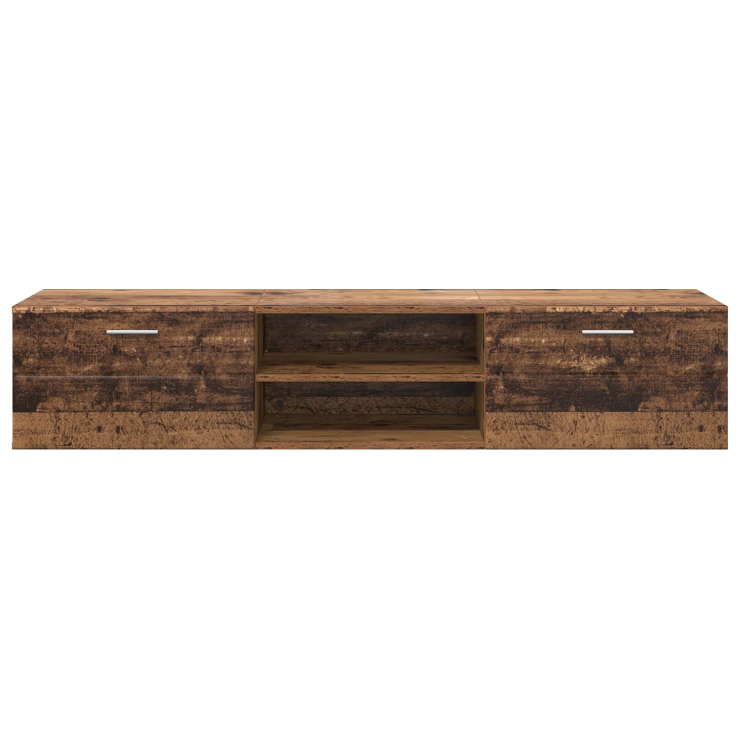 Tre skap med skuff Gammelt tre 150 x 39 x 30 cm Konstruert tre