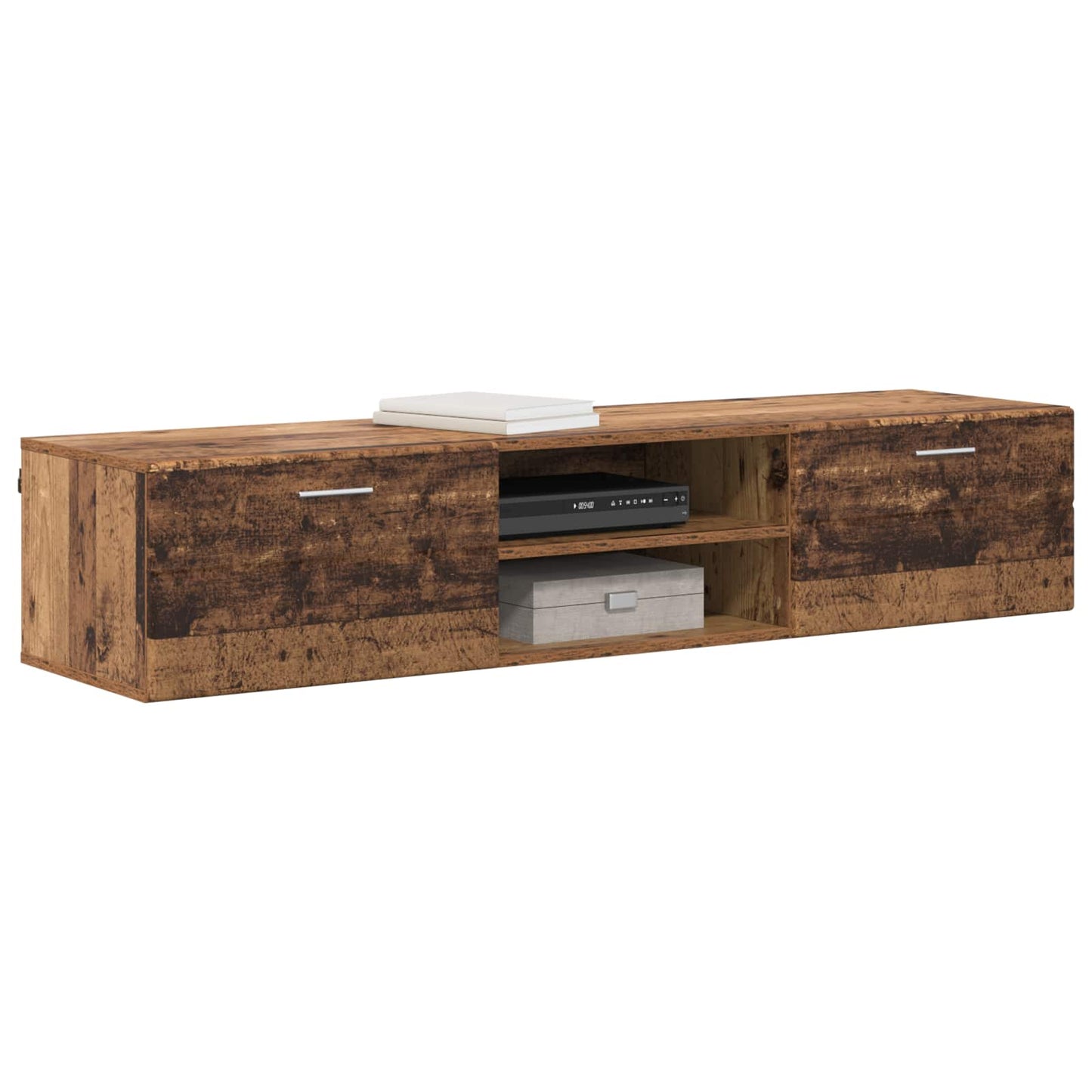 Tre skap med skuff Gammelt tre 150 x 39 x 30 cm Konstruert tre