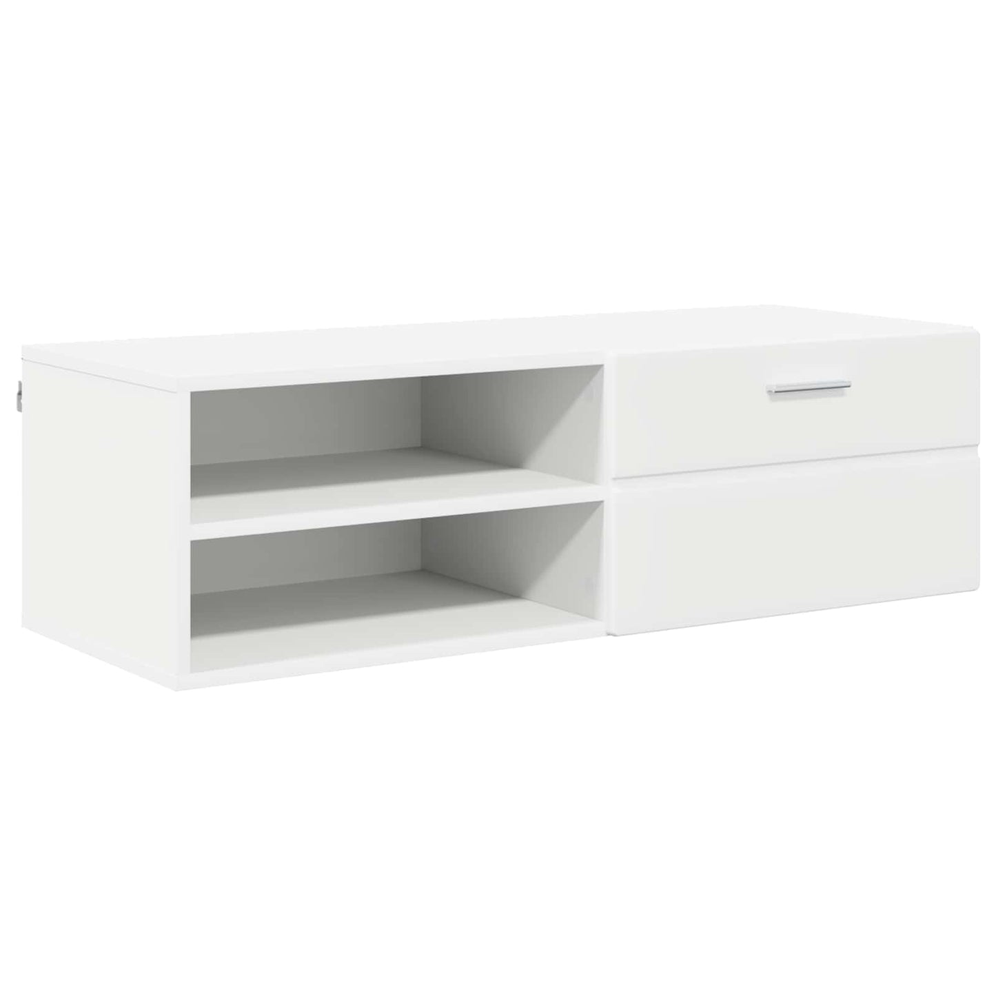 Tre skap med skuff Hvit 100,5 x 39 x 30 cm Konstruert tre