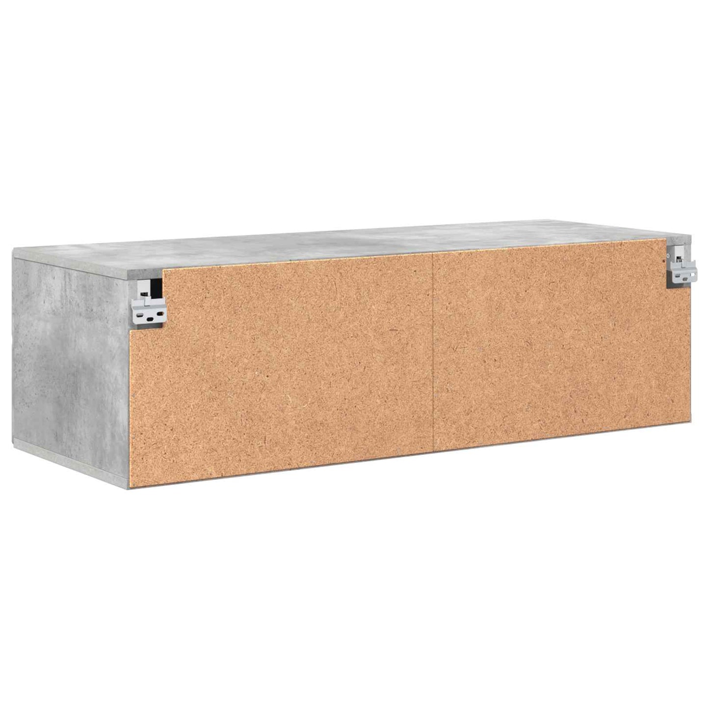 Tre skap Høyglanset hvit 100,5 x 39 x 30 cm Konstruert tre