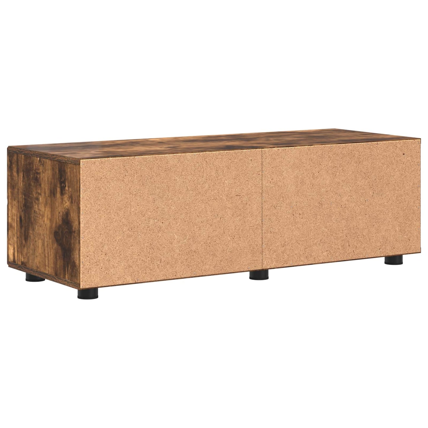 Tre skap med skuff Røkt eik 100,5 x 39 x 30 cm Konstruert tre