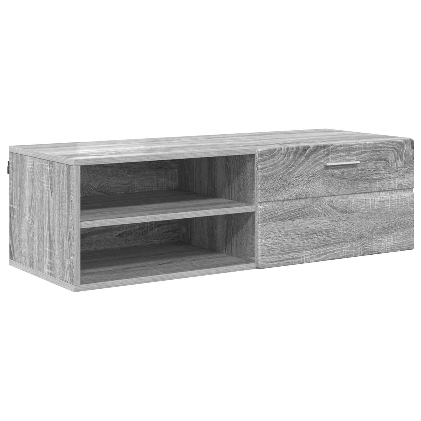 Tre skap med skuff Grå Sonoma 100,5 x 39 x 30 cm Konstruert tre