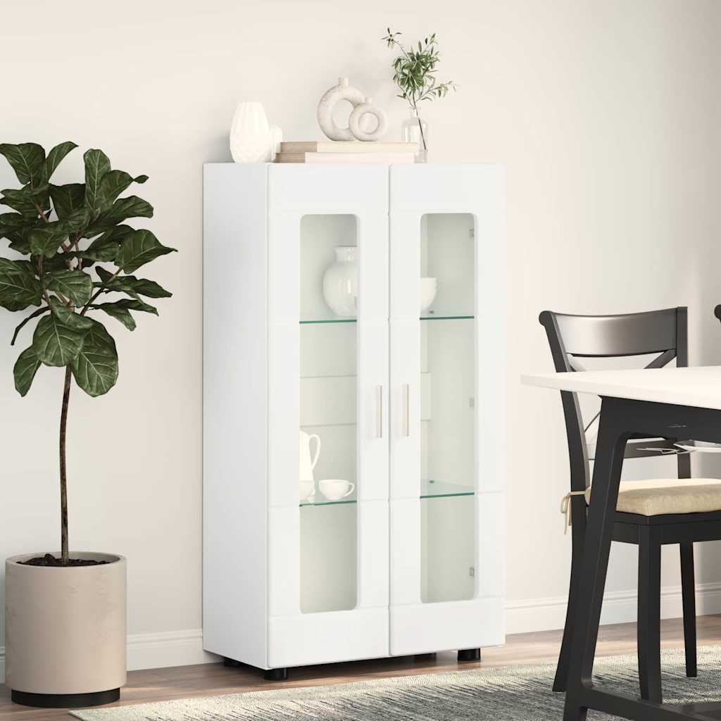 Serviesskap FLORIN Hvit 55,5 x 29 x 100 cm Konstruert tre