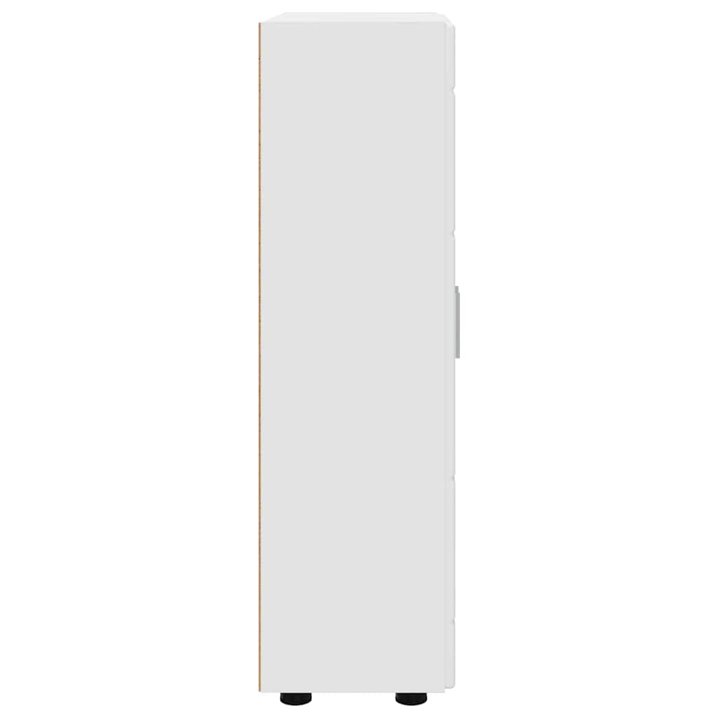 Serviesskap FLORIN Hvit 55,5 x 29 x 100 cm Konstruert tre