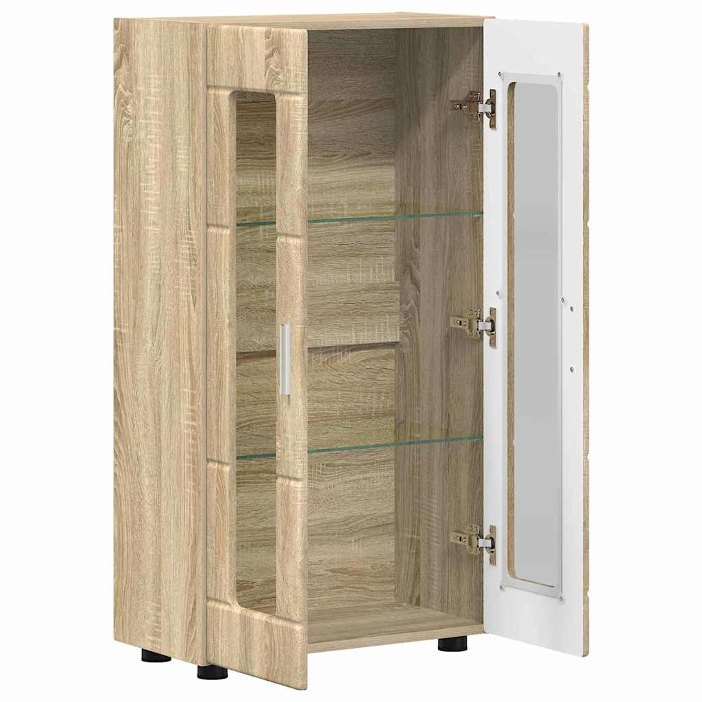Serviesskap FLORIN Sonoma eik 55,5 x 29 x 100 cm Konstruert tre