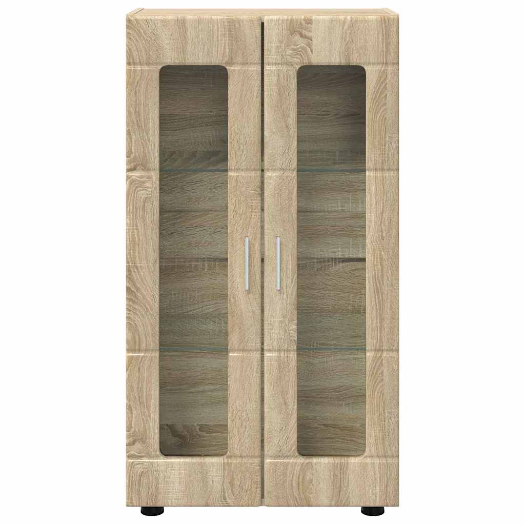 Serviesskap FLORIN Sonoma eik 55,5 x 29 x 100 cm Konstruert tre