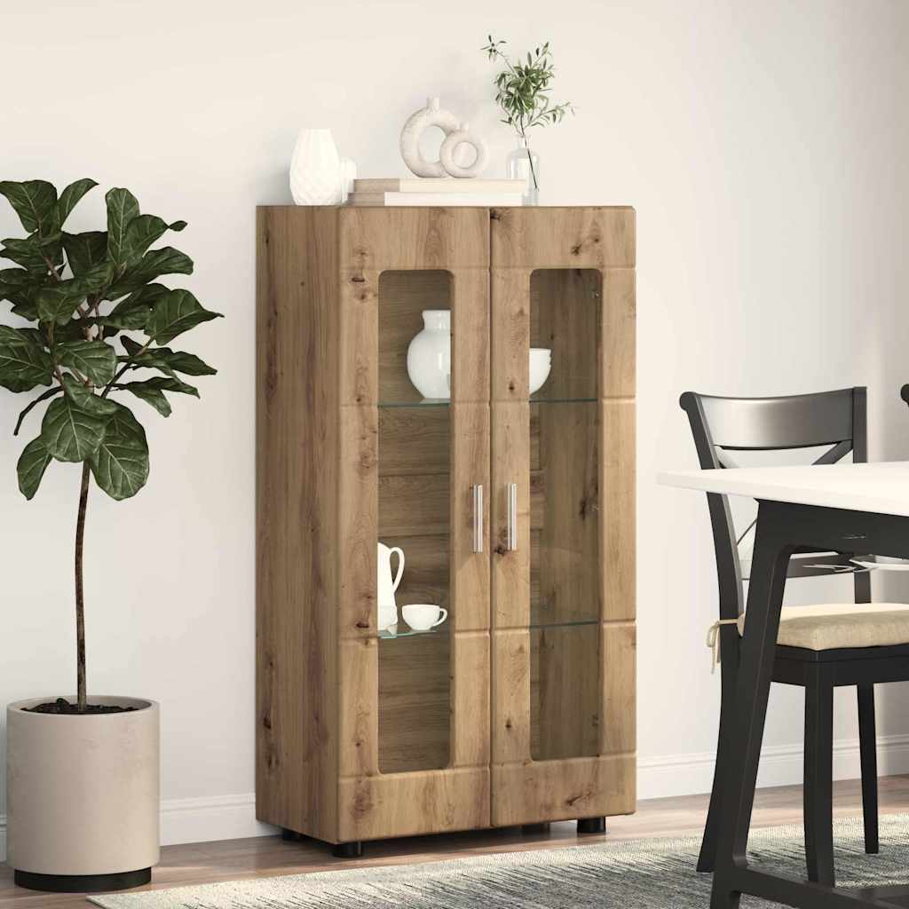 Serviesskap med hylle FLORIN Artisan Eik 55,5 x 29 x 100 cm