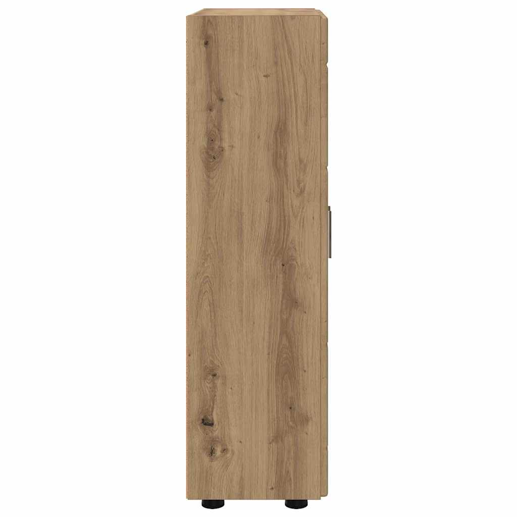 Serviesskap med hylle FLORIN Artisan Eik 55,5 x 29 x 100 cm