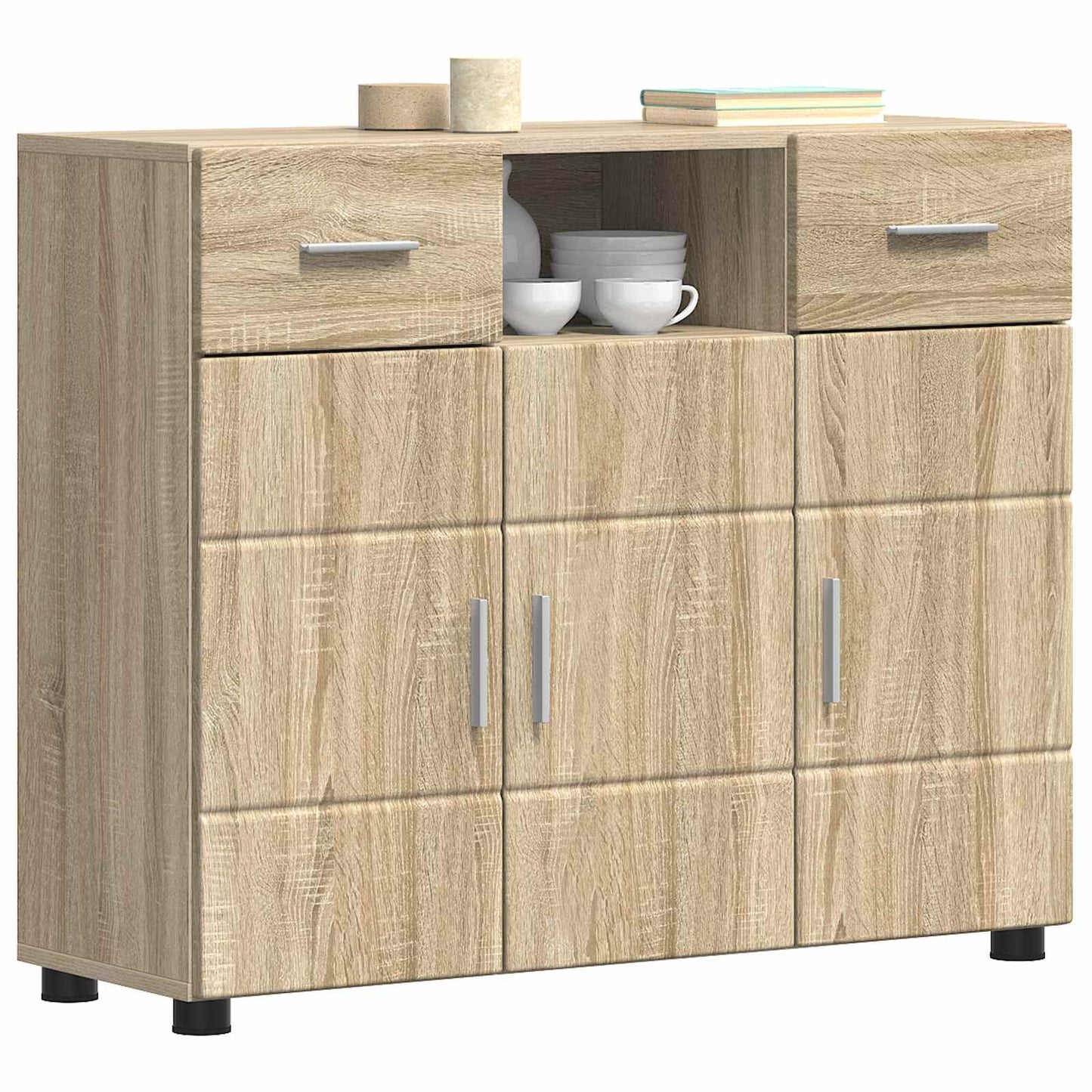 Tre skap Sonoma eik 88,5 x 30,5 x 73 cm Konstruert tre