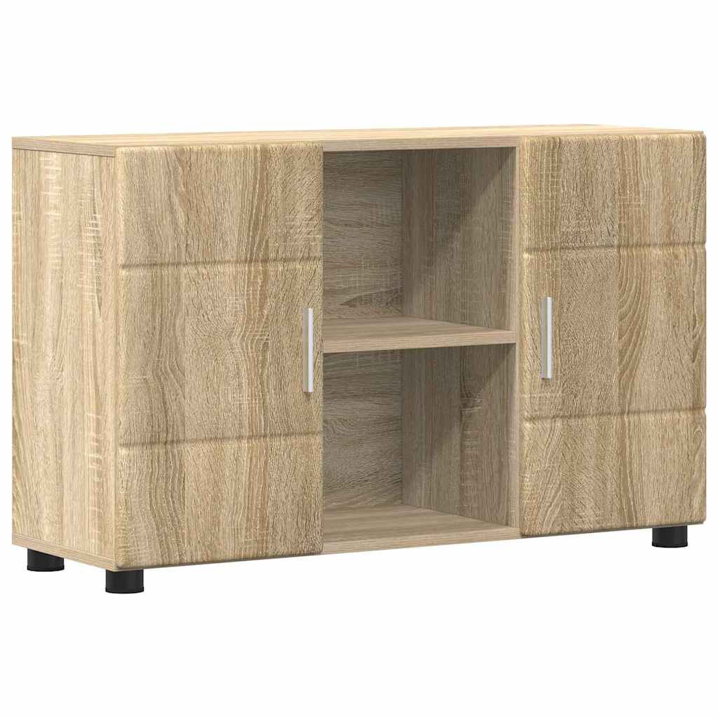 Serviesskap med hylle FLORIN Sonoma eik 88,5 x 30,5 x 55,5 cm