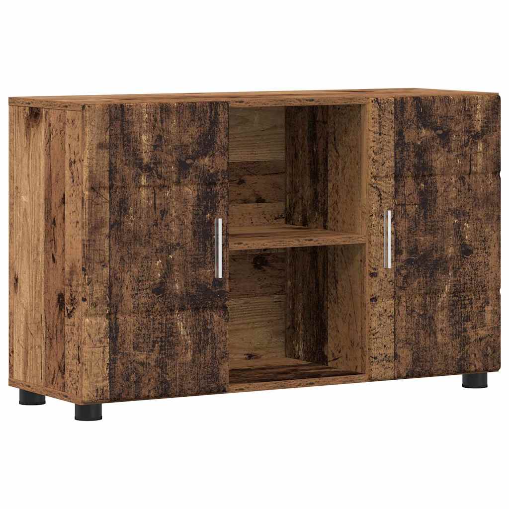 Serviesskap med hylle FLORIN Gammelt tre 88,5 x 30,5 x 55,5 cm