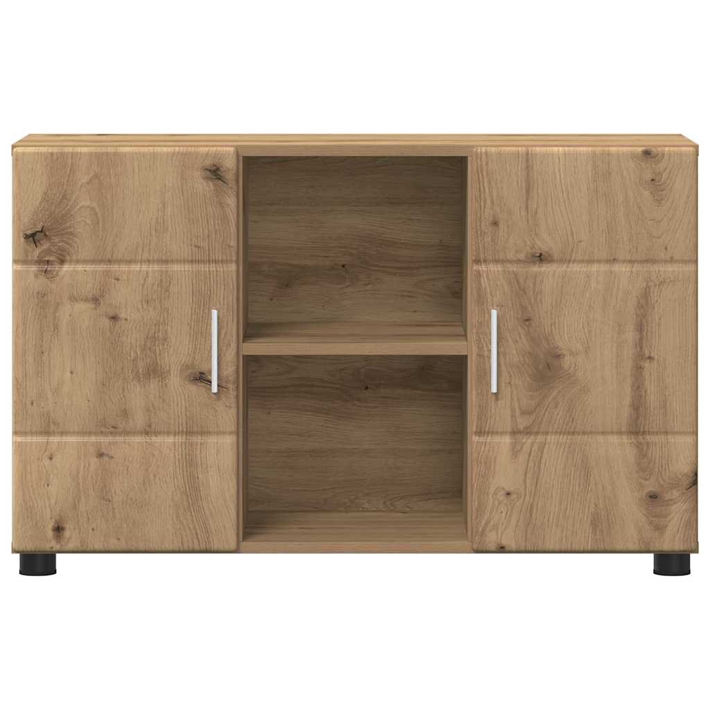Serviesskap med hylle FLORIN Artisan Eik 88,5 x 30,5 x 55,5 cm