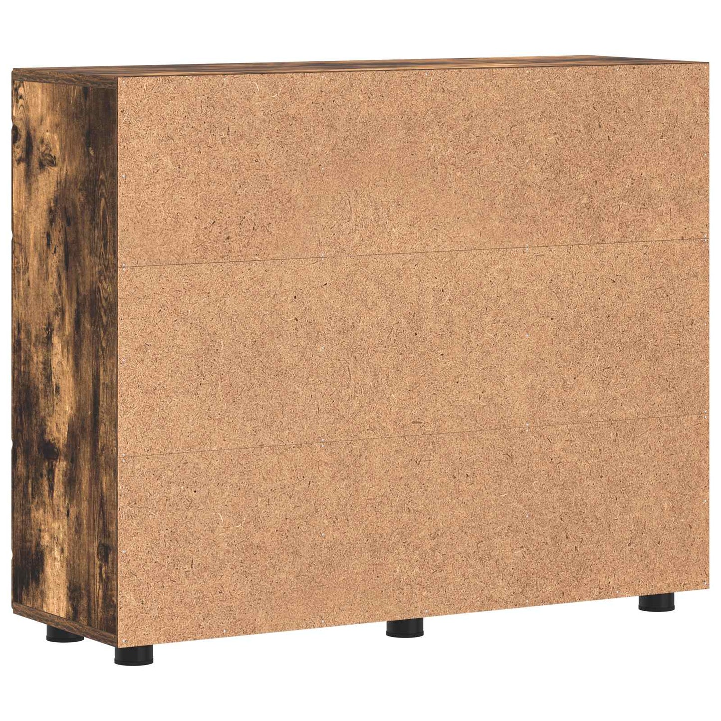 Tre skap Røkt eik 88,5 x 30,5 x 73 cm Konstruert tre