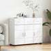 Serviesskap FLORIN 88,5 x 30,5 x 73 cm Hvit Konstruert tre