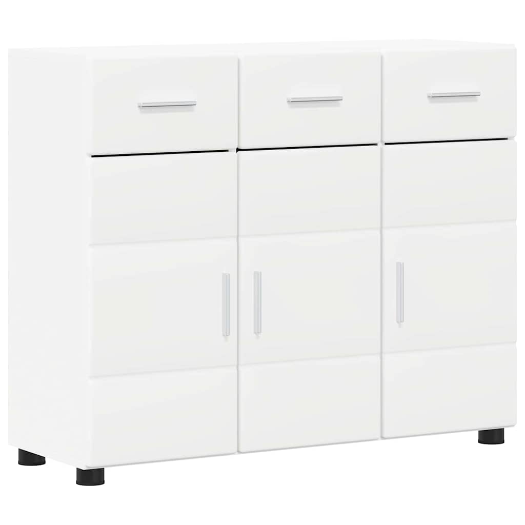 Serviesskap FLORIN 88,5 x 30,5 x 73 cm Hvit Konstruert tre