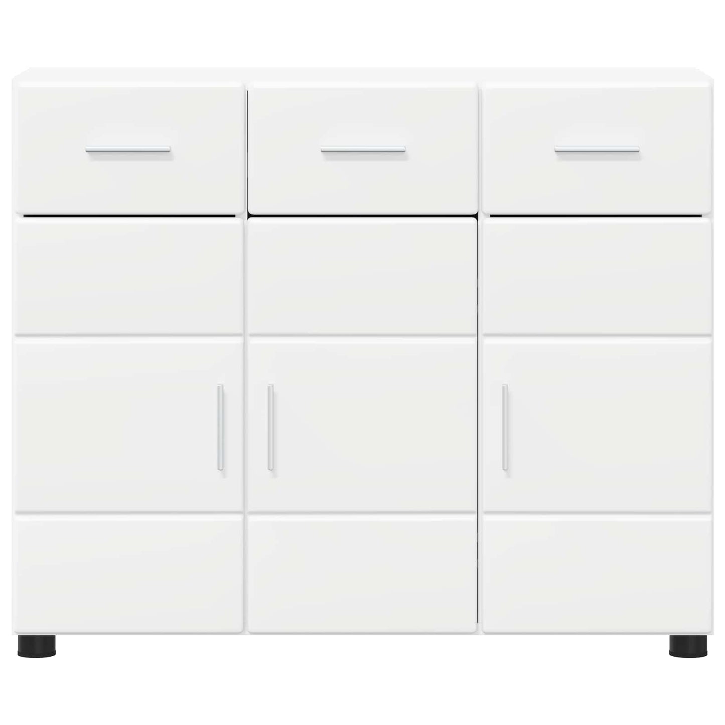 Serviesskap FLORIN 88,5 x 30,5 x 73 cm Hvit Konstruert tre