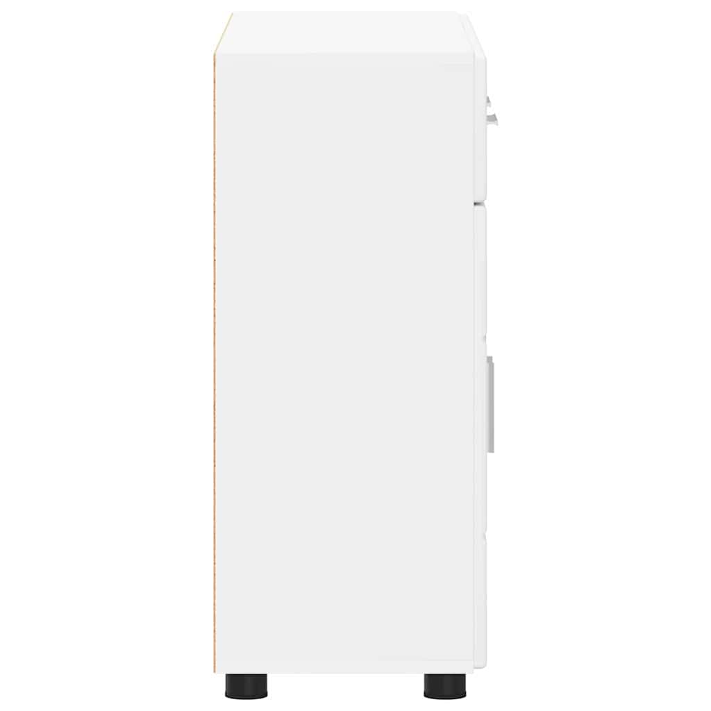 Serviesskap FLORIN 88,5 x 30,5 x 73 cm Hvit Konstruert tre