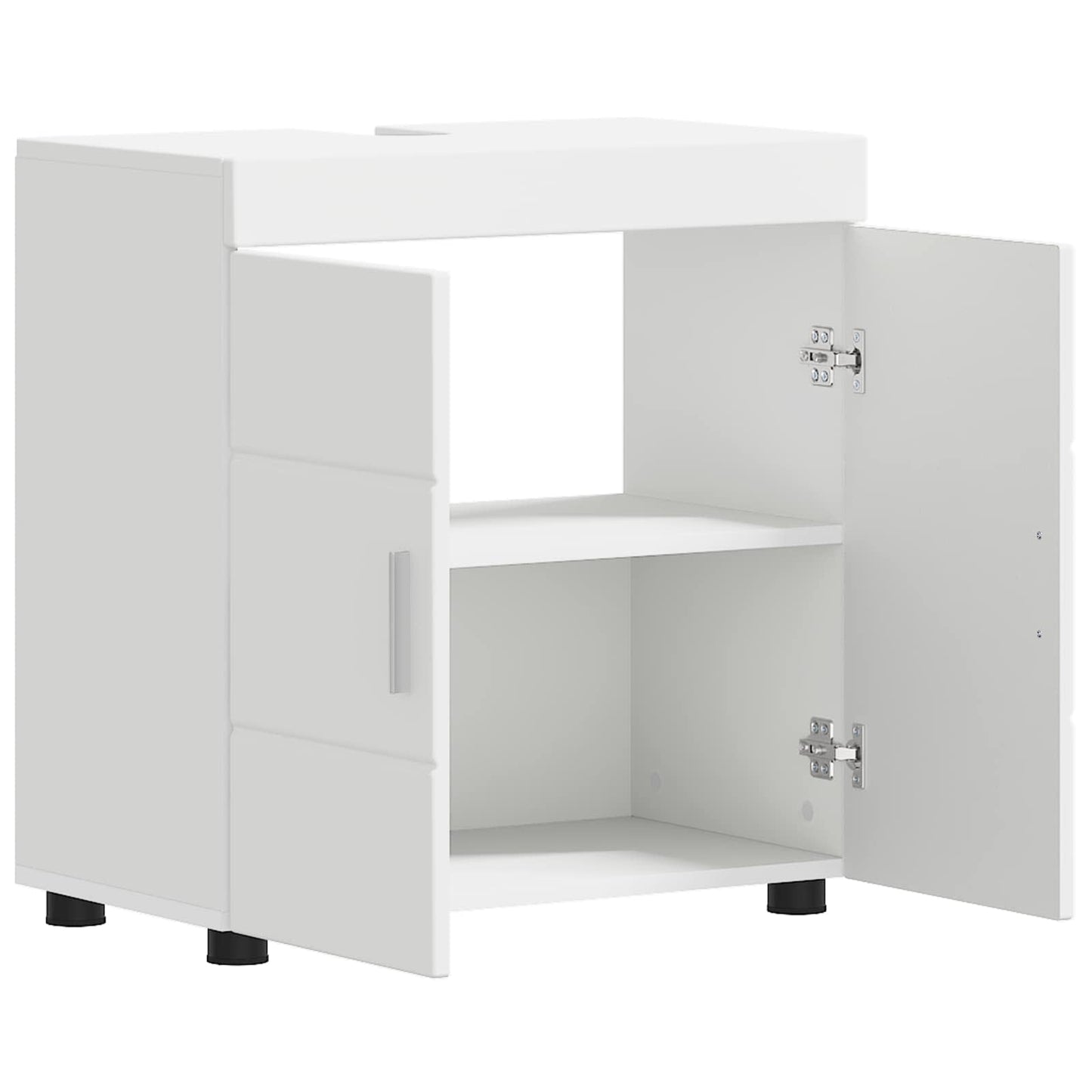 Baderomsskapsett TULUM Hvit 60 x 34 x 63 cm Konstruert tre