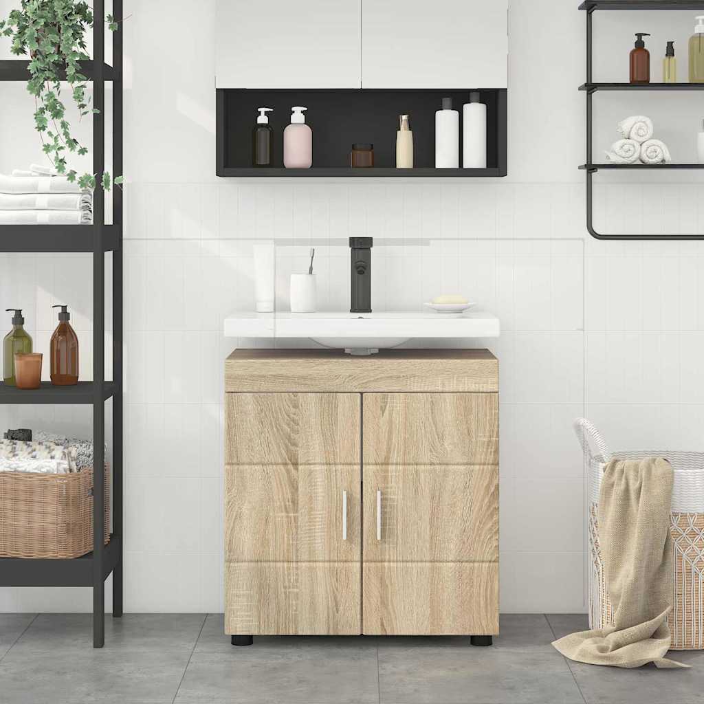 Bad vaskeskap TULUM Sonoma eik 60 x 34 x 63 cm Konstruert tre