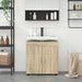 Baderomsskapsett med lagring TULUM Sonoma eik 60 x 34 x 63 cm