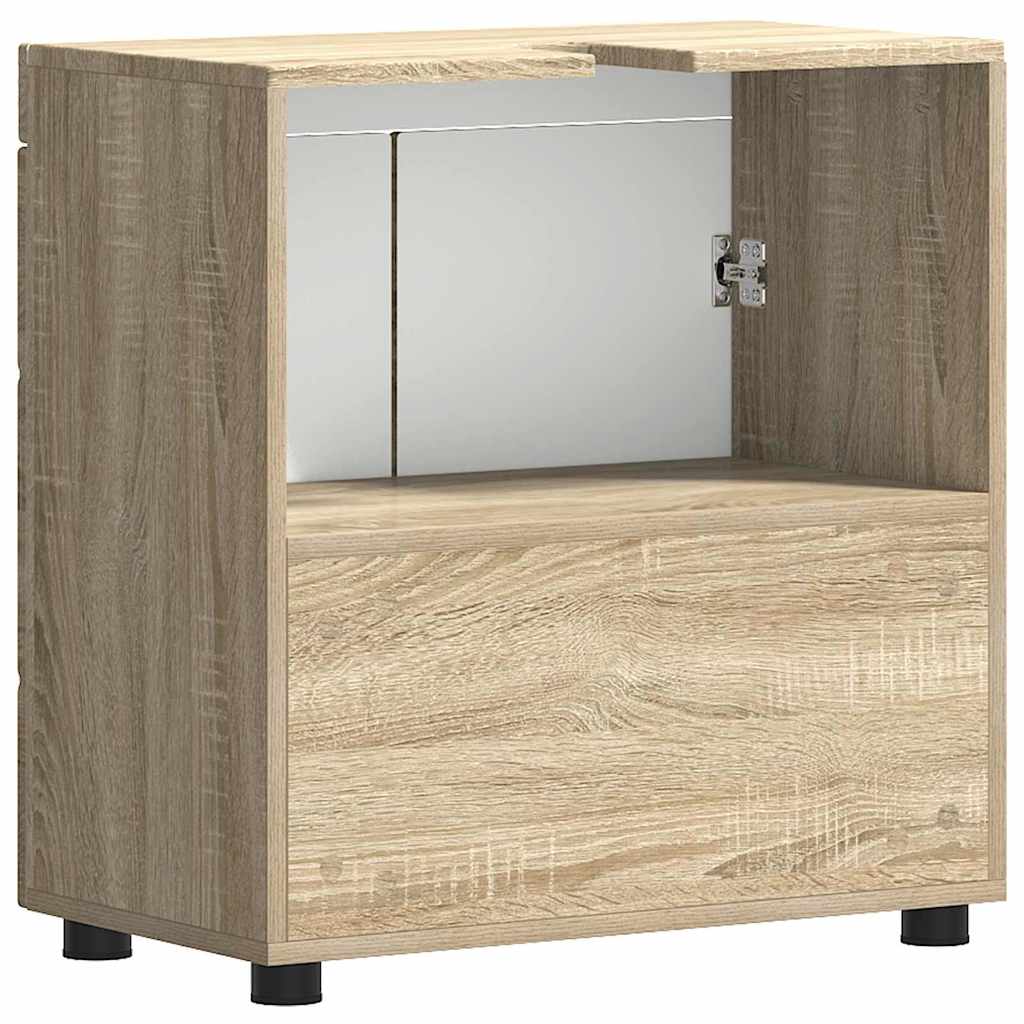 Bad vaskeskap TULUM Sonoma eik 60 x 34 x 63 cm Konstruert tre