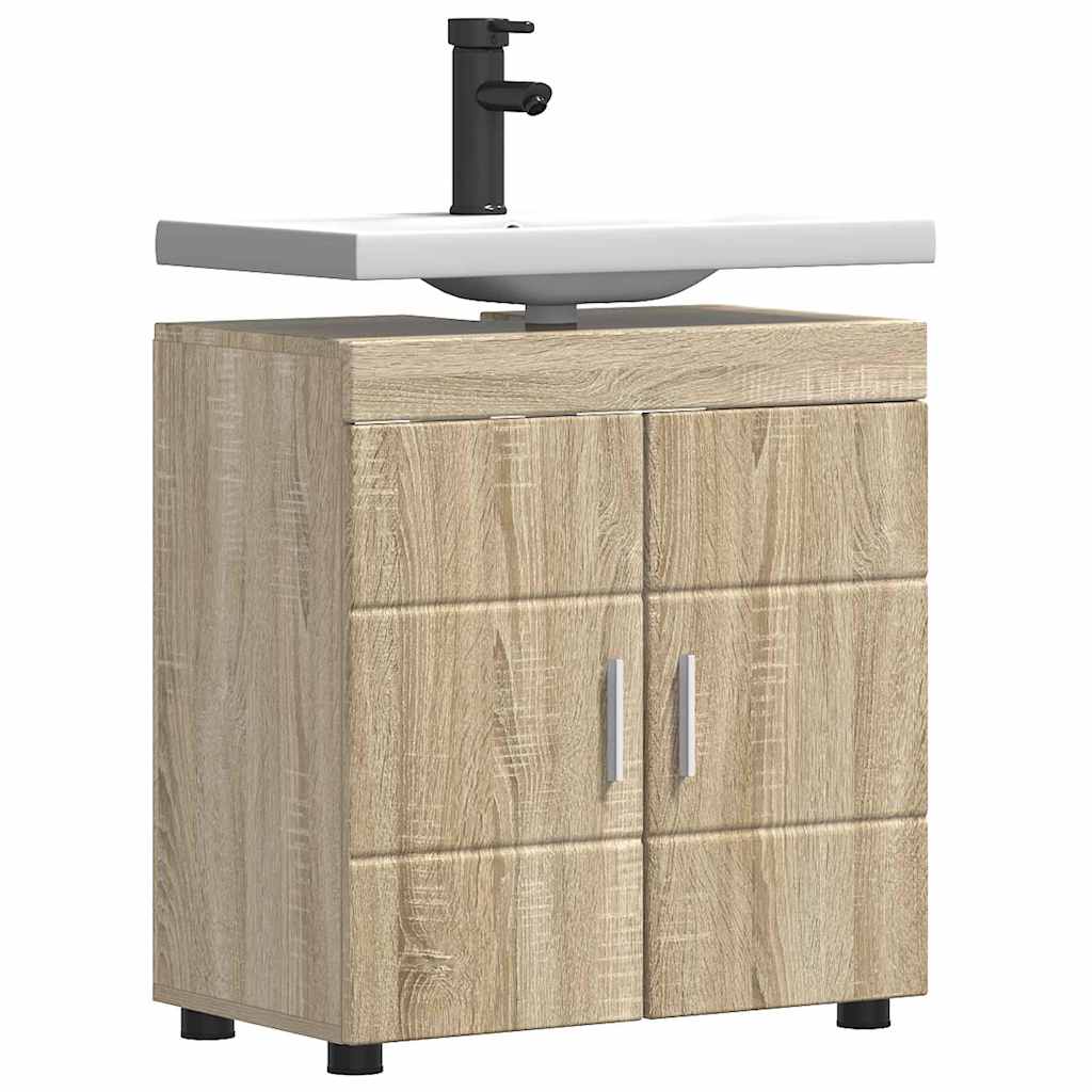 Bad vaskeskap TULUM Sonoma eik 60 x 34 x 63 cm Konstruert tre