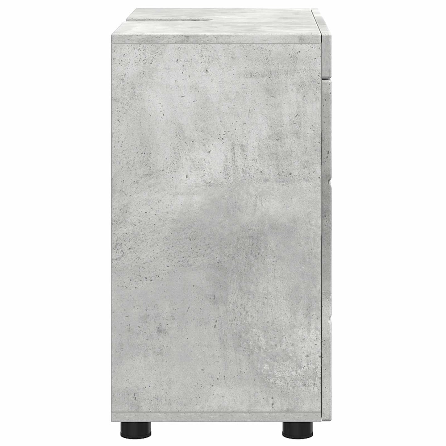 Baderomsskapsett TULUM Betonggrå 60 x 34 x 63 cm Konstruert tre