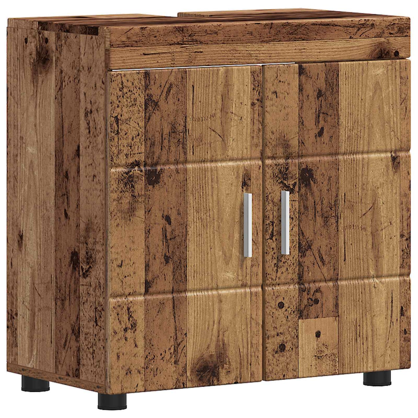 Baderomsskapsett med lagring TULUM Gammelt tre 60 x 34 x 63 cm