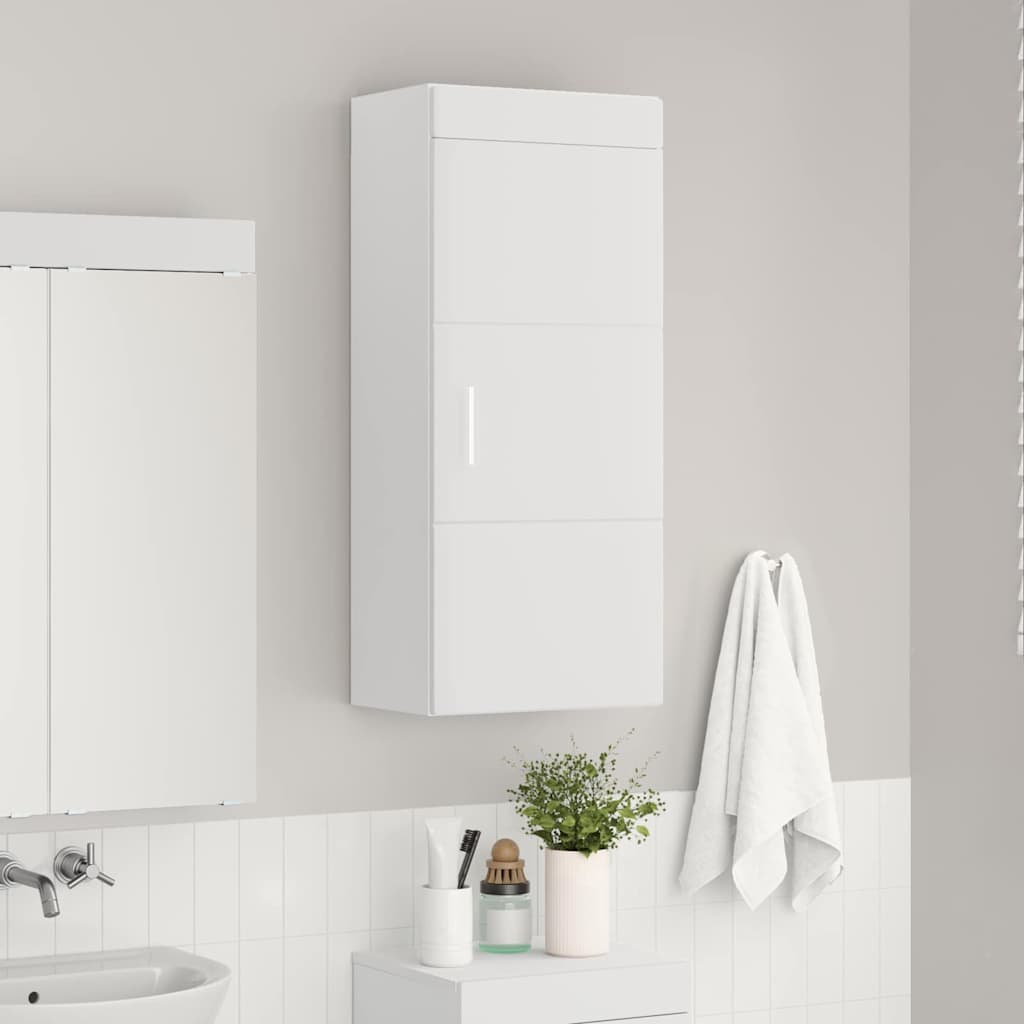 Baderom veggskap TULUM Hvit 37 x 24,5 x 86 cm Konstruert tre