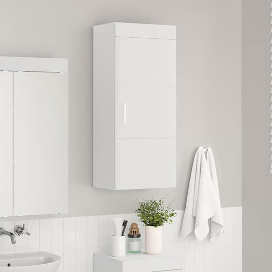 Baderom veggskap TULUM Hvit 37 x 24,5 x 86 cm Konstruert tre
