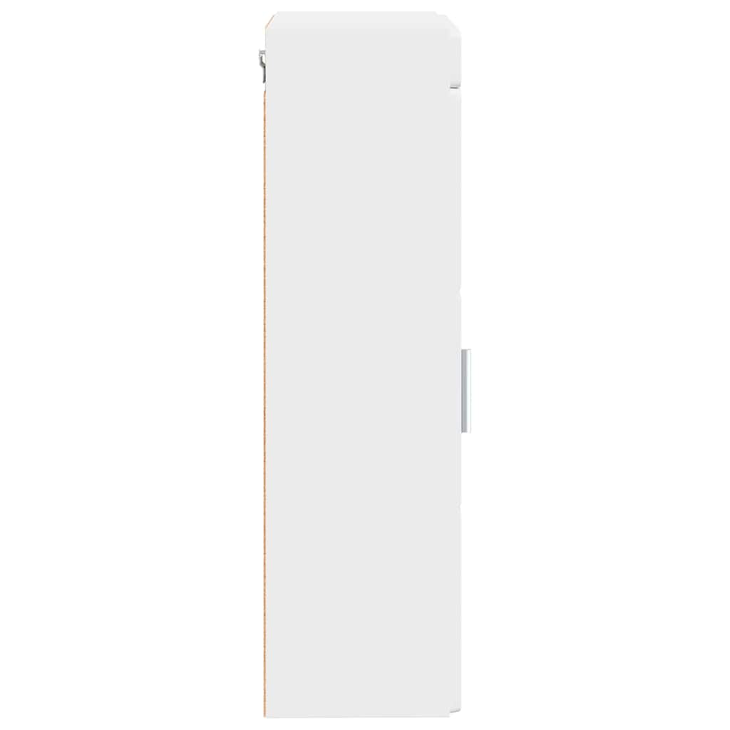 Baderom veggskap TULUM Hvit 37 x 24,5 x 86 cm Konstruert tre