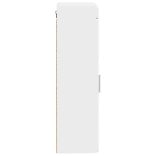 Baderom veggskap TULUM Hvit 37 x 24,5 x 86 cm Konstruert tre