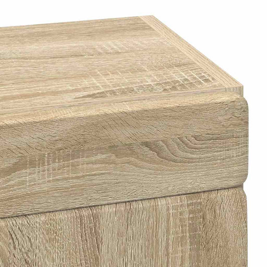Baderom veggskap med hylle TULUM Sonoma eik 37 x 24,5 x 86 cm