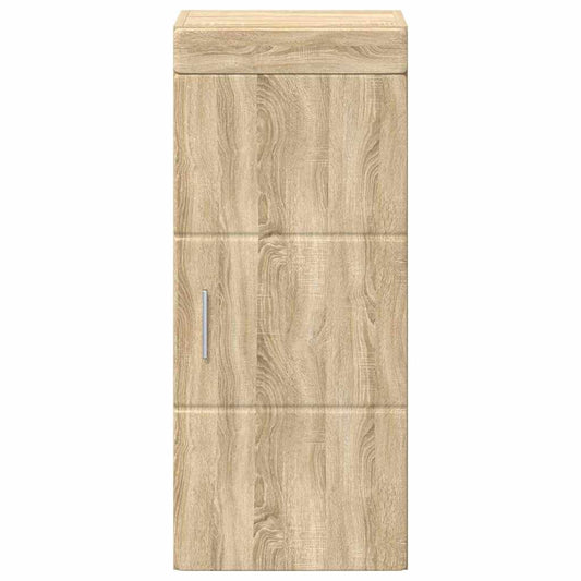 Baderom veggskap med hylle TULUM Sonoma eik 37 x 24,5 x 86 cm