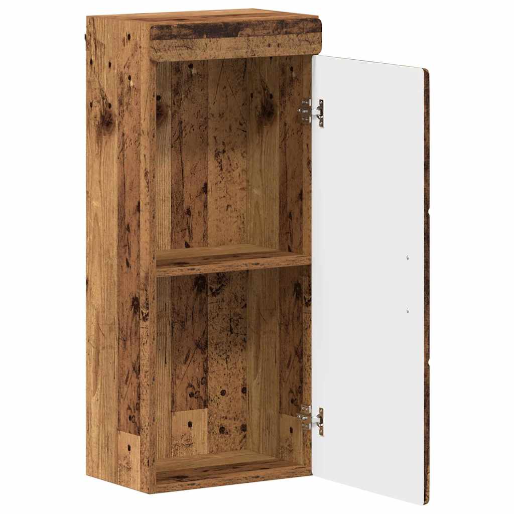 Baderom veggskap med hylle TULUM Gammelt tre 37 x 24,5 x 86 cm
