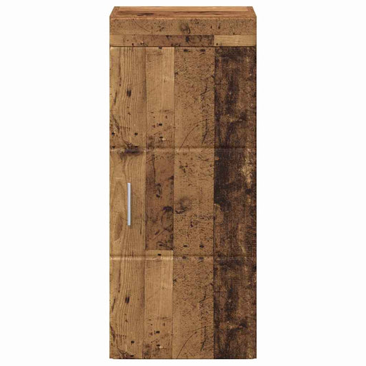 Baderom veggskap med hylle TULUM Gammelt tre 37 x 24,5 x 86 cm
