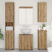 Baderom veggskap med hylle TULUM Artisan Eik 37 x 24,5 x 86 cm